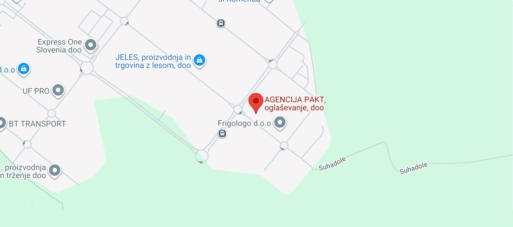 Pakt Agency location on Google Maps