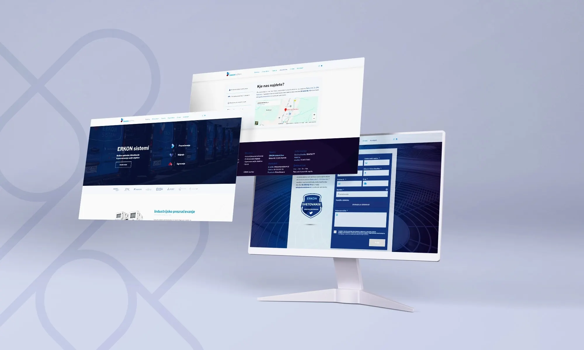 Erkon sistemi - Website creation + social media