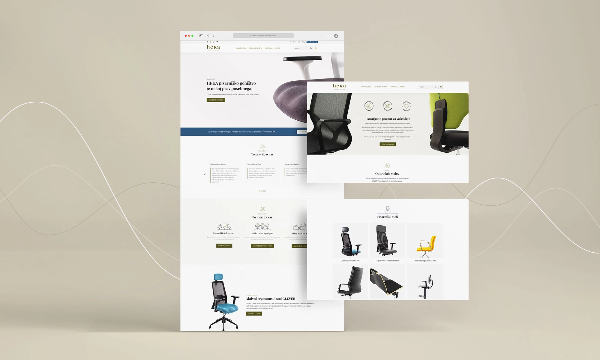 Heka interier - Online store renewal