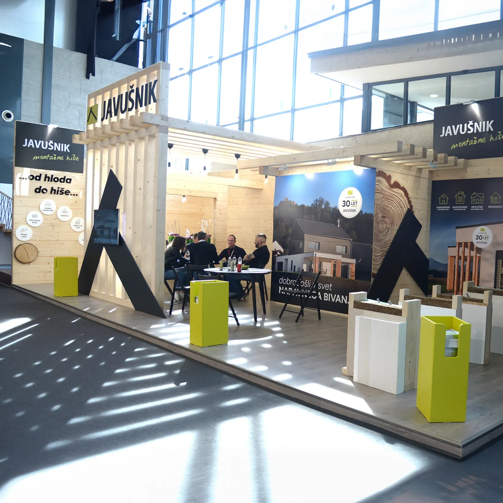 Hiše Javušnik - Complete trade fair stand