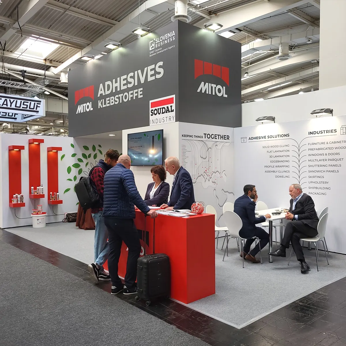 Mitol - Trade fair stand branding