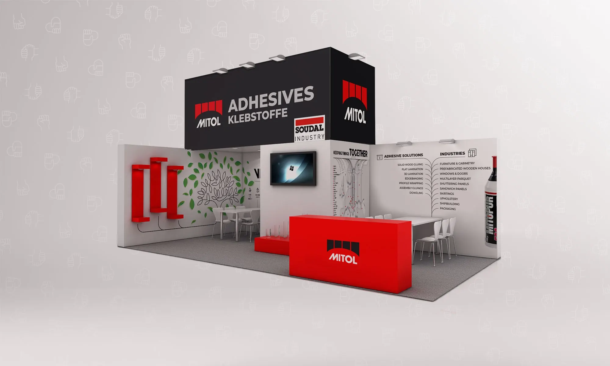 Mitol - Trade fair stand + Branding