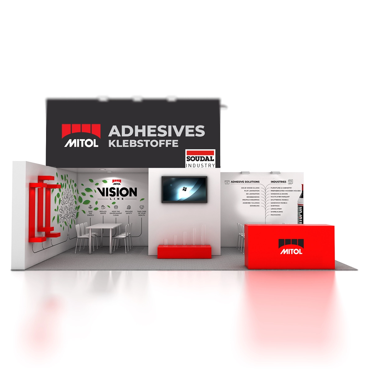 Mitol - Trade fair stand + Branding