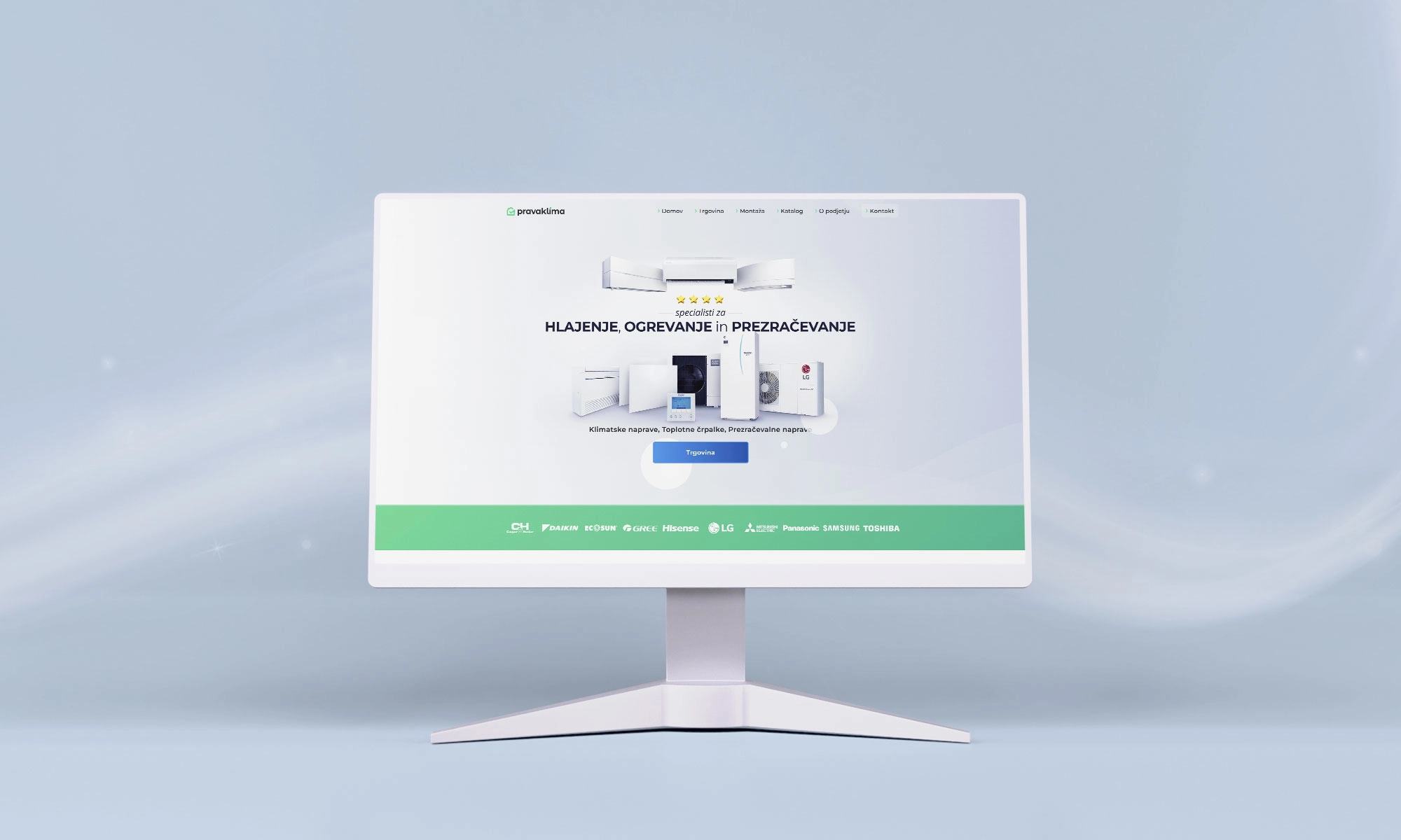 Pravaklima - Online store creation + Catalogue