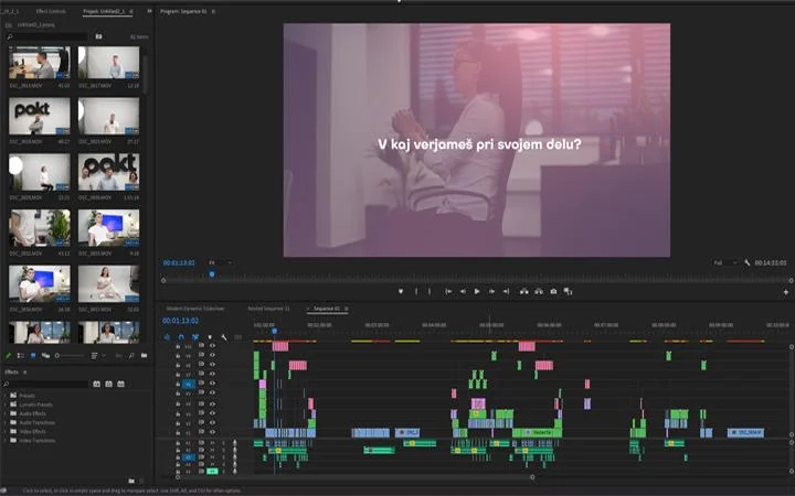 V zakulisju Pakta: izzivi video produkcije